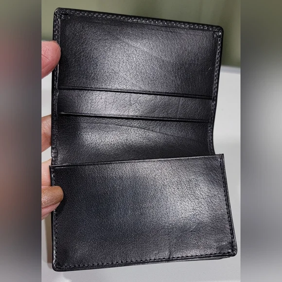 Coach Black Leather Men's Wallet NEW.